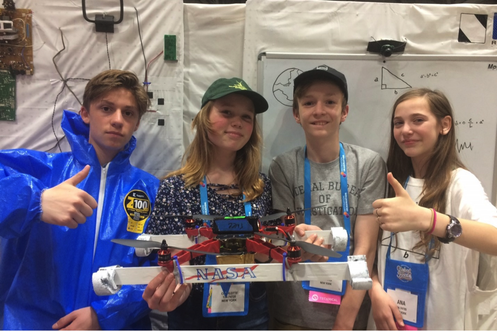 BCS Management Sponsored STEAM Team of Seventh Graders Finish in Top Twenty in Global Competition!