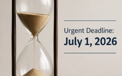 Time is Running Out: The July 1st HEA 1459 Deadline is Here